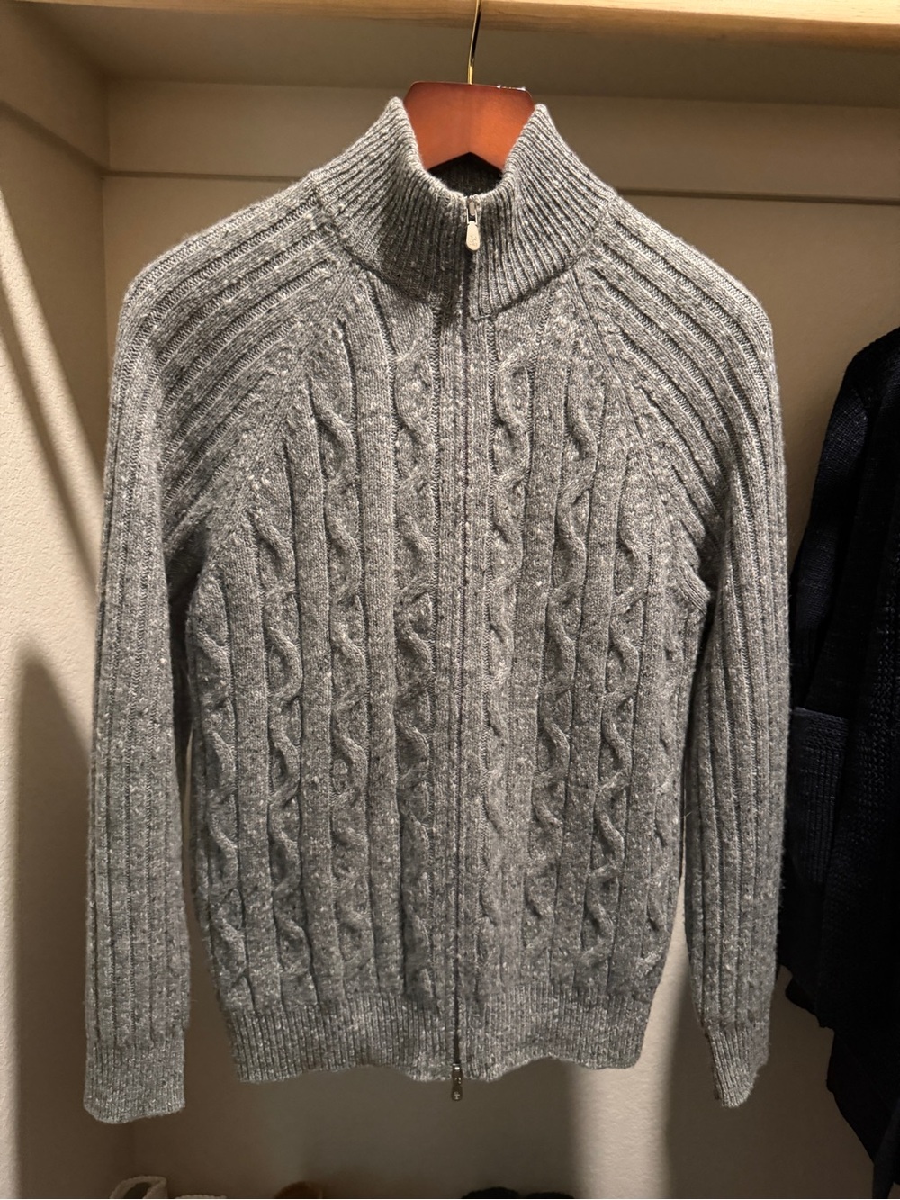 Brunello Cucinelli Cashmere cardigan with zipper